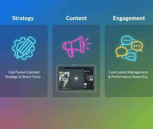 A smartphone displaying a stream of real-time social media notifications and comments, highlighting the active engagement provided by our social media management services.